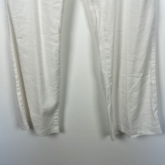 NYDY Lift X Tuck Technology Linen blend white 4 pocket plus size pants Size 18W - Picture 2 of 7